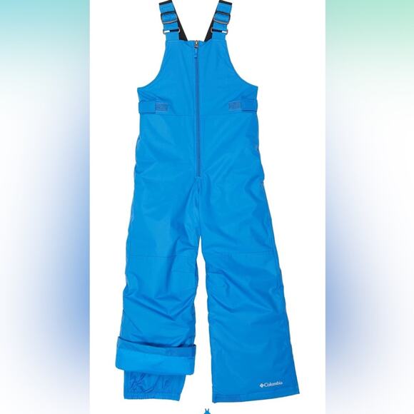 NWT Columbia Youth Boys Snowslope II Bib,‎ Bright Indigo, Large - Picture 1 of 5